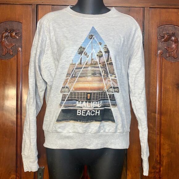 New ELEVEN PARIS MALIBU BEACH SWEATSHIRT XS - Picture 1 of 9